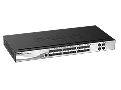 Коммутатор  24 порта 1000Base-X SFP и 4 порта 10GBase-X SFP+