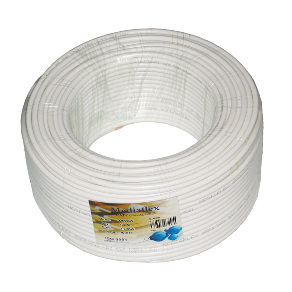 Коаксиальный кабель Mediaflex CATV  M 650 BV WHITE 100 м 