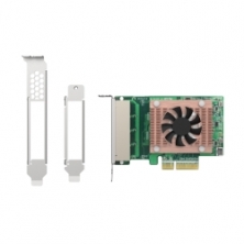 Четырехпортовая сетевая карта 2,5GBASE-T/1000BASE-T/100BASE-TX, PCIe Gen2 x4