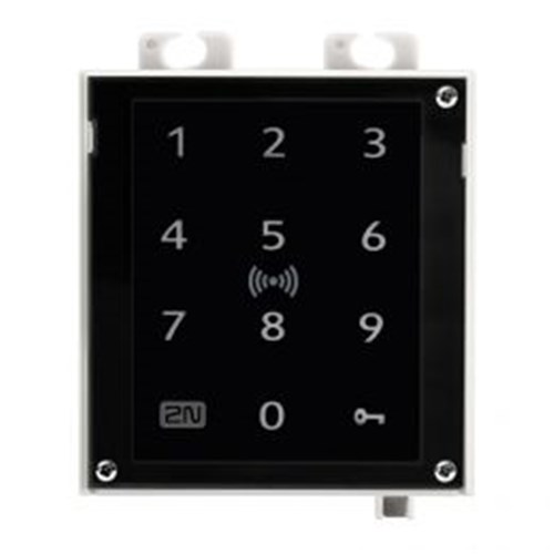 Считыватель 2N®Access Unit 2.0 RFID (125 кГц, 13.56 МГц), в т.ч. защищенный сектор, с сенсорной клавиатурой, поддержка NFC