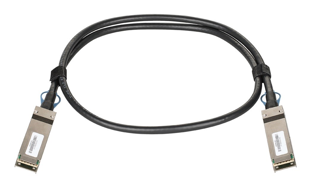 Пассивный кабель 100G QSFP28 длиной 1 м с 2 разъемами QSFP28 для прямого подключения коммутаторов ТДК-361