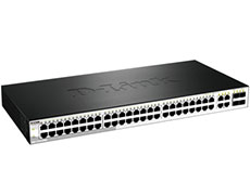 Коммутатор 2 уровня с 48 портами 10/100Base-TX и 4 комбо-портами 1000Base-T/SFP