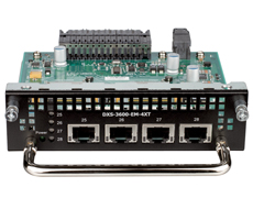 Модуль расширения с 4 портами 10GBase-T