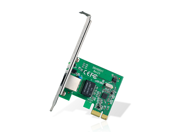 Гигабитный сетевой PCI Express-адаптер, чипсет Realtek RTL8168E, 1 порт RJ45 10/100/1000 Мбит/с с автосогласованием, Авто-MDI/MDIX