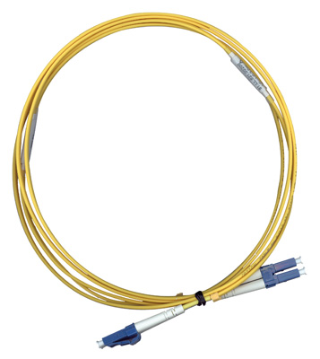 Шнур коммутационный волоконно-оптический одномодовый OS1/OS2, дуплексный LC-LC, оболочка из малодымного безгалогенного материала (LS0H) – 1 метр