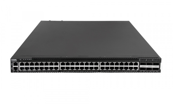 Управляемый L3 стекируемый коммутатор с 48 портами 10GBase-T, 6 портами 100GBase-X QSFP28