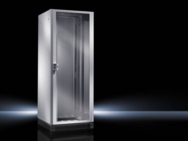 ТЕ8000 Шкаф 800x1300x800 24U обзорная дверь, бок.стенки, цоколь, предсобранный