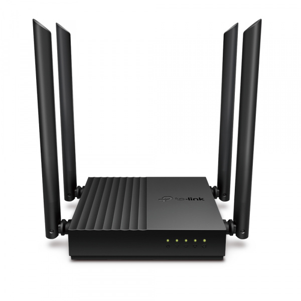 AC1300 Двухдиапазонный Wi-Fi роутер
СКОРОСТЬ: до 400 Мбит/с на 2,4 ГГц + до 867 Мбит/с на 5 ГГц
ХАРАКТЕРИСТИКИ: 4 антенны, 1 гигабитный порт WAN + 4 гигабитных порта LAN ОСОБЕННОСТИ: приложение Tether, WPA3, режим точки доступа, поддержка IPv6, IPTV, Beam