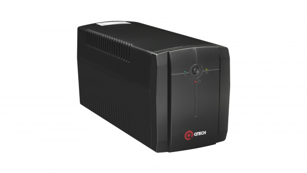 ИБП QTECH Line-interactive 1200ВА/720Вт, серия Terra LIS, 4 розетки IEC C13, USB, LED, 2х7Ач