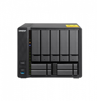 Сетевой RAID-накопитель, 5 отсеков 3,5"/2,5", 4 отсека 2,5", 2 порта 10 GbE SFP+. ARM Cortex-A57 Annapurna Labs AL-324 1,7 ГГц, 2 ГБ.