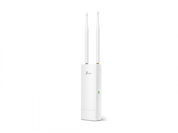 N300 Уличная точка доступа Wi-Fi
ПОРТЫ: 1 порт RJ45 10/100 Мбит/с
СКОРОСТЬ: до 300 Мбит/с на 2,4 ГГц
ОСОБЕННОСТИ: Passive PoE, 2 внешние антенны, всепогодный корпус IP65, балансировка нагрузки, централизованное управление с помощью контроллера Omada SDN,