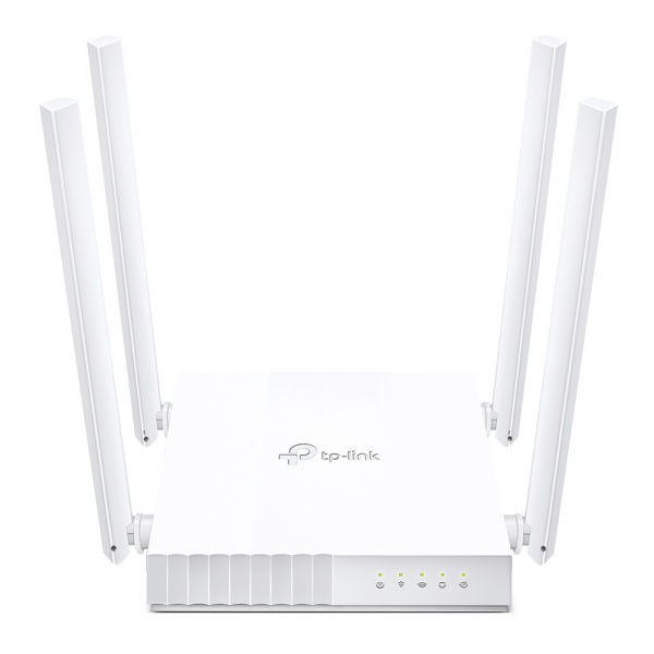 AC750 Двухдиапазонный Wi-Fi роутер
СКОРОСТЬ: до 300 Мбит/с на 2,4 ГГц + до 433 Мбит/с на 5 ГГц
ХАРАКТЕРИСТИКИ: 2 фиксированные внешние антенны, 2 порта LAN 10/100 Мбит/с, 1 порт WAN 10/100 Мбит/с
ОСОБЕННОСТИ: рабочие режимы: роутер/точка доступа, кнопка W